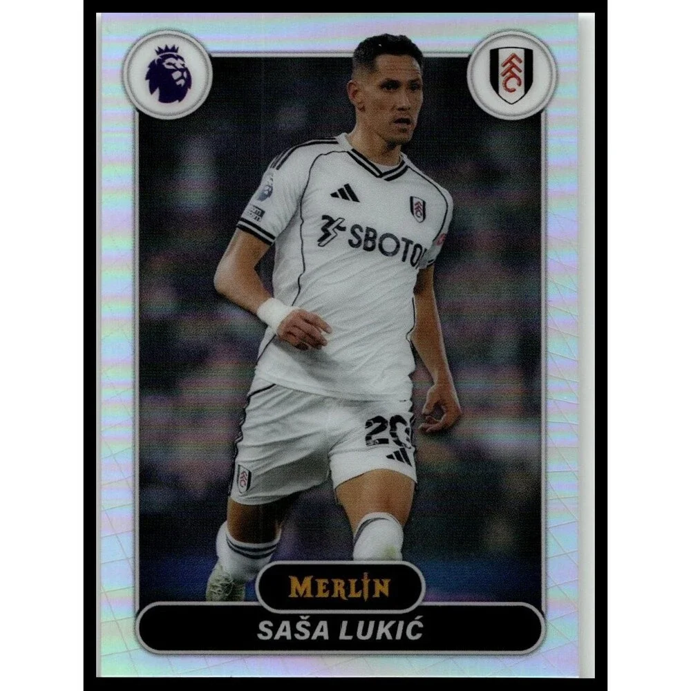 2026 Merlin Premier League #100 Saša Lukić Refractor